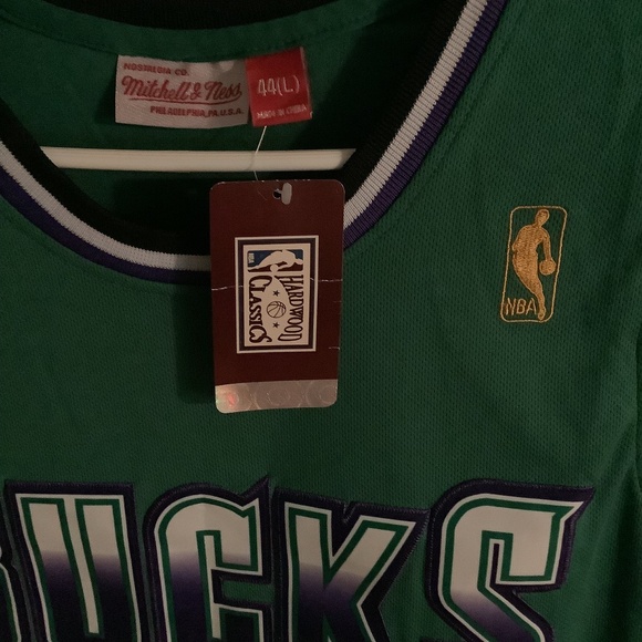 Ray Allen Milwaukee Bucks Throwback NBA Jersey Mens Large - Picture 4 of 8